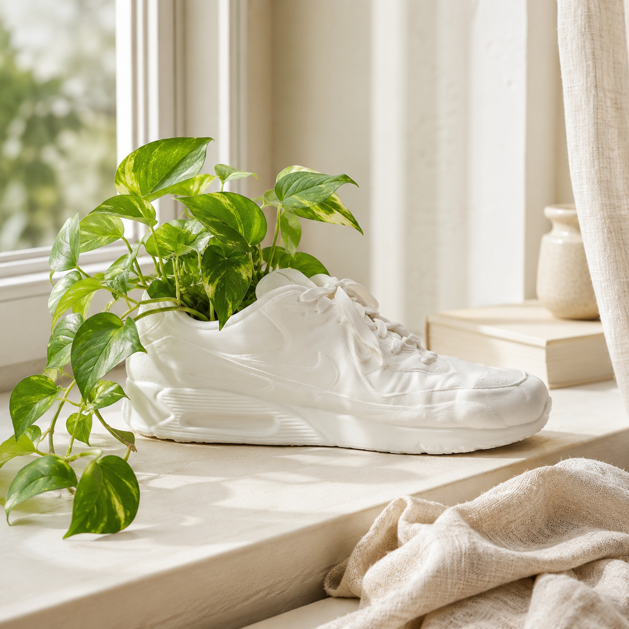 Nike Air Max Inspired Planter for Indoor Plants | 3D Printed Shoe Planter Pot