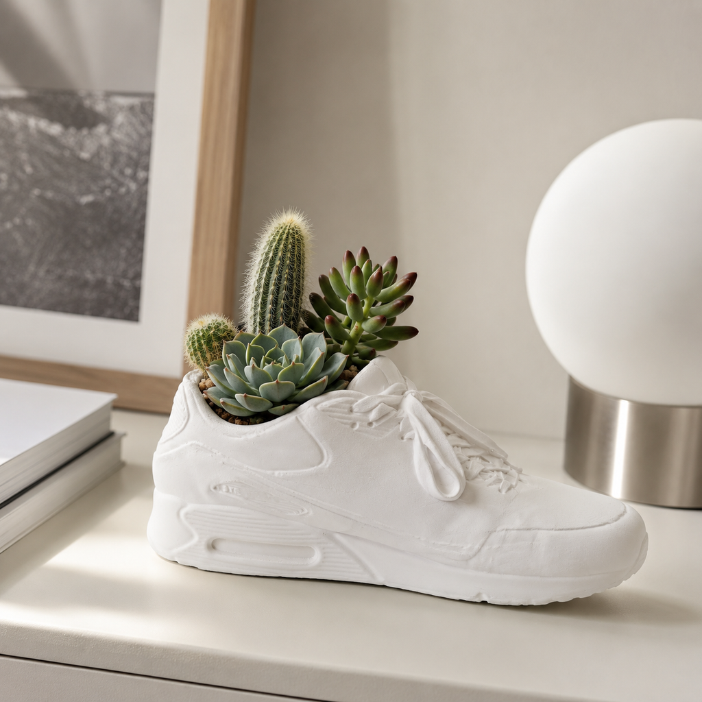 Nike Air Max Inspired Planter for Indoor Plants | 3D Printed Shoe Planter Pot