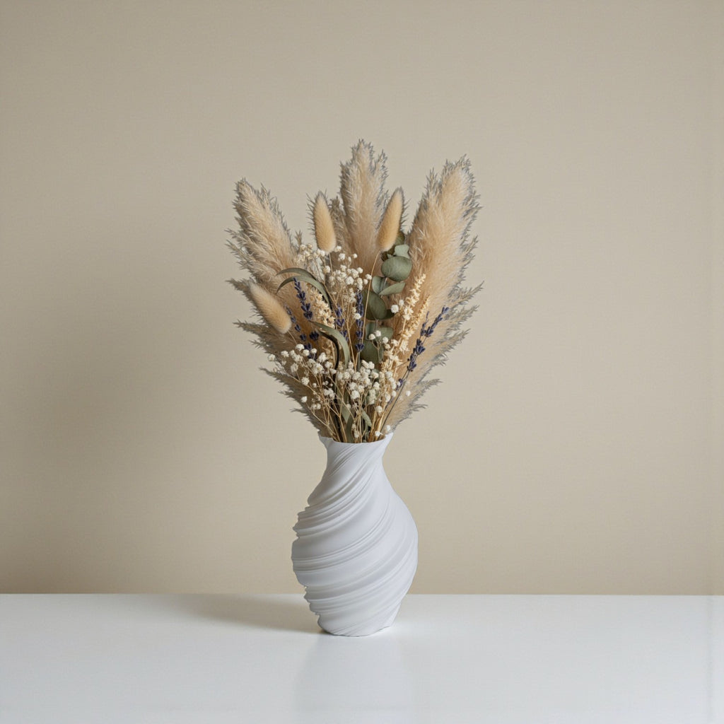 Twist Form Vase – Minimal Decorative Vase