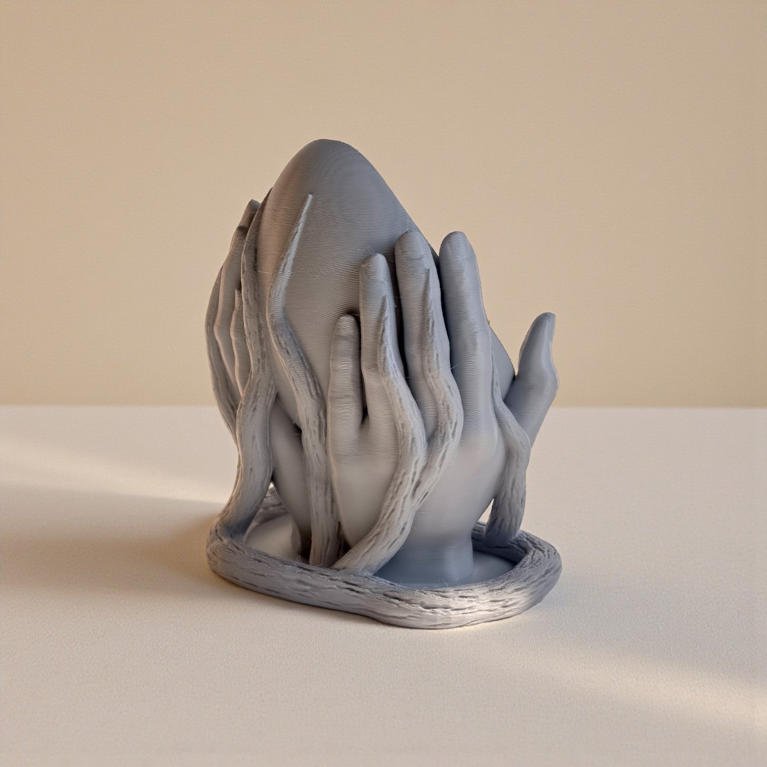 Hands of Nature Planter – Sculptural 3D Printed Pot