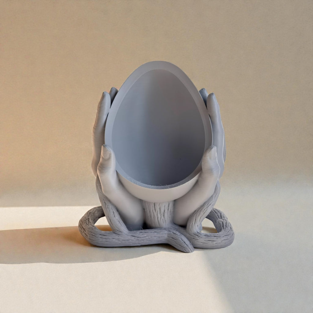 Hands of Nature Planter – Sculptural 3D Printed Pot