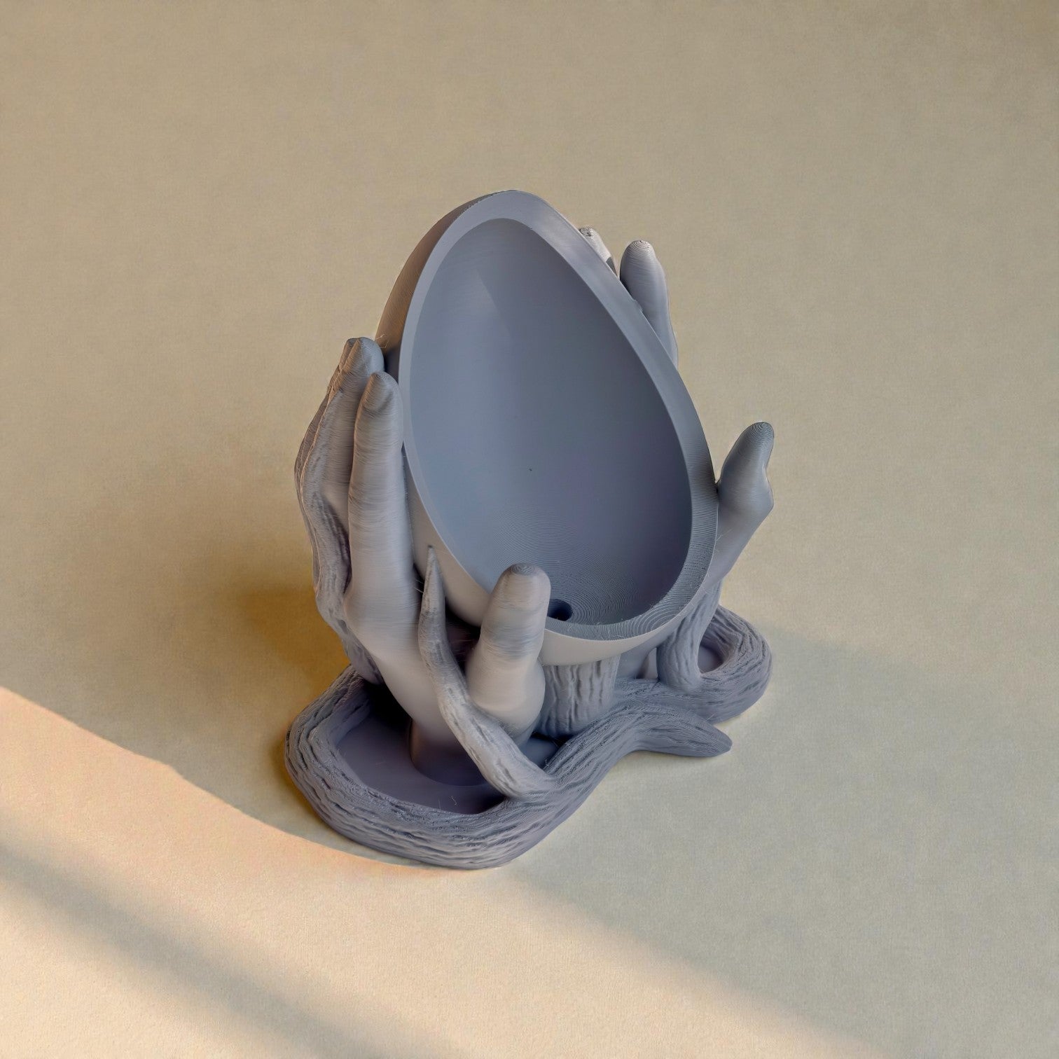 Hands of Nature Planter – Sculptural 3D Printed Pot