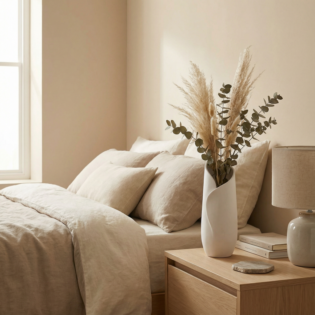 Fold Flow Vase – Minimal Organic 3D Printed Vase