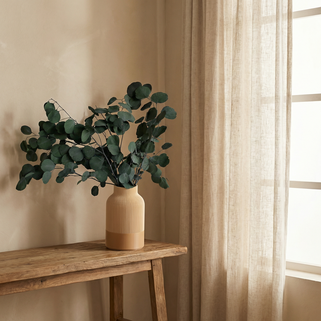 Real Dried Eucalyptus Bunch – Natural Preserved Eucalyptus Stems for Minimal Home Decor | Premium Dry Flowers