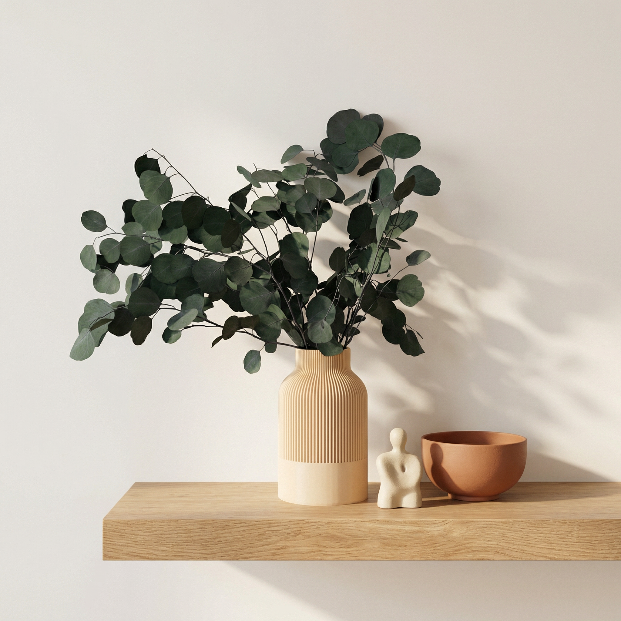 Real Dried Eucalyptus Bunch – Natural Preserved Eucalyptus Stems for Minimal Home Decor | Premium Dry Flowers