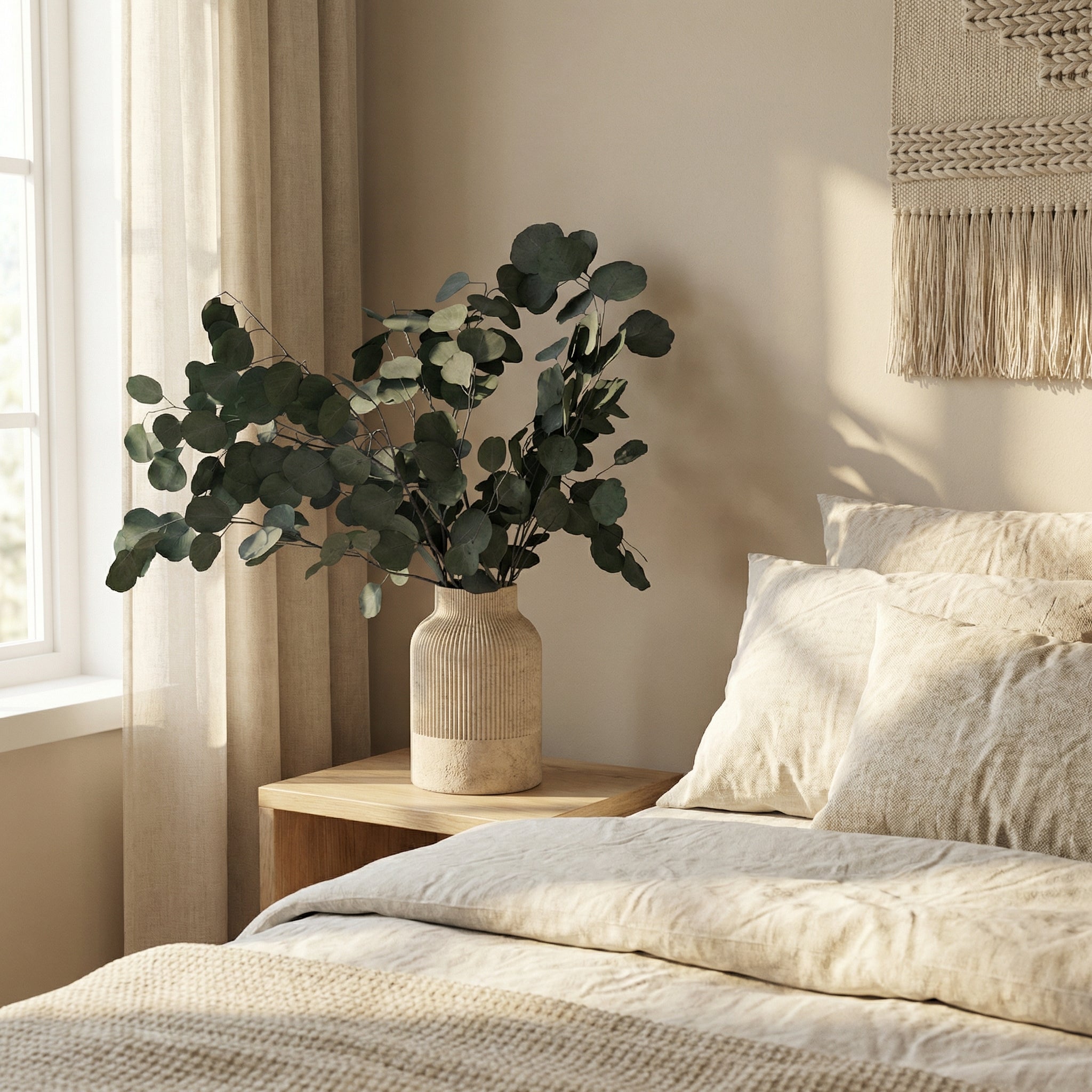 Real Dried Eucalyptus Bunch – Natural Preserved Eucalyptus Stems for Minimal Home Decor | Premium Dry Flowers