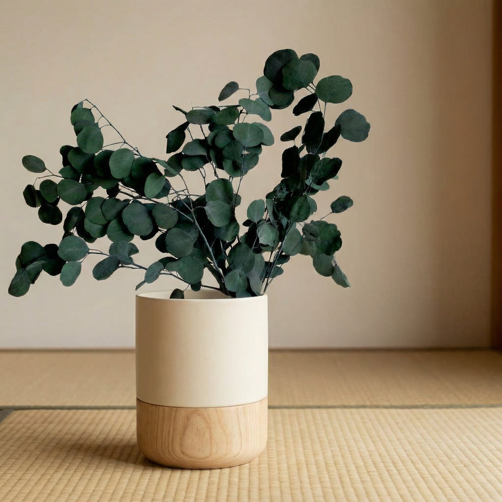 Real Dried Eucalyptus Bunch – Natural Preserved Eucalyptus Stems for Minimal Home Decor | Premium Dry Flowers